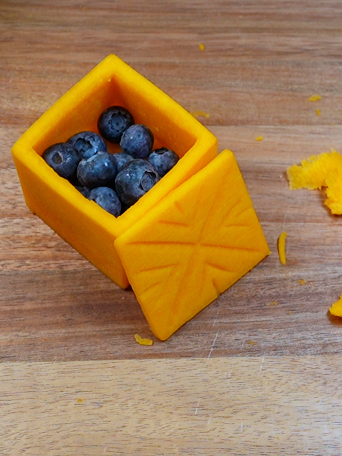 Carving a Geometric Box from Butternut Squash